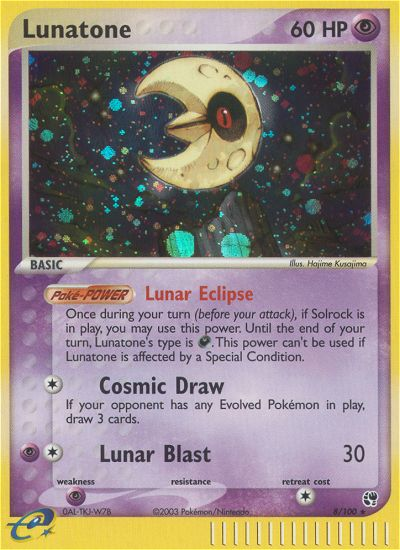 Lunatone (8/100) [EX: Sandstorm] | Mega City Incorporated