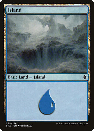 Island (259) [Battle for Zendikar] | Mega City Incorporated