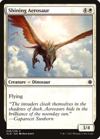 Shining Aerosaur [Ixalan] | Mega City Incorporated