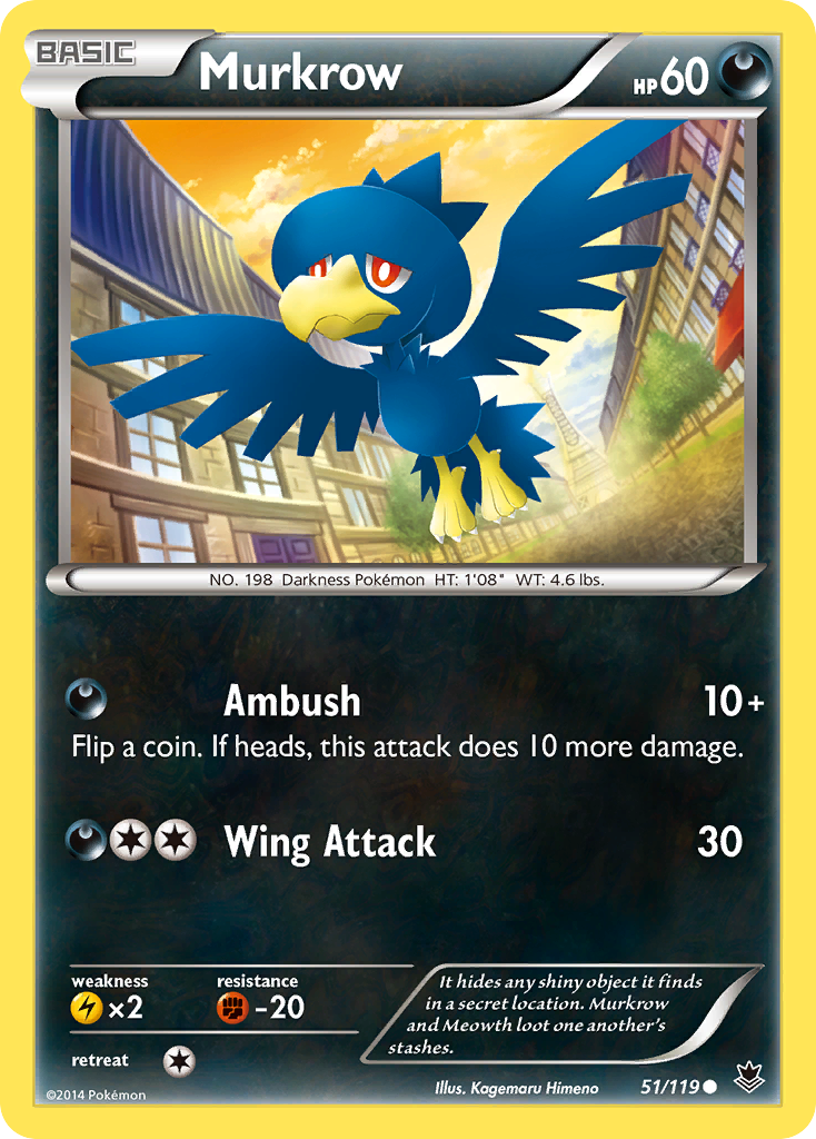 Murkrow (51/119) [XY: Phantom Forces] | Mega City Incorporated