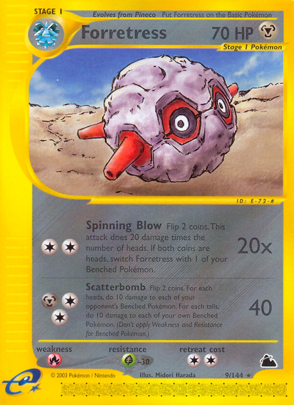 Forretress (9/144) [Skyridge] | Mega City Incorporated