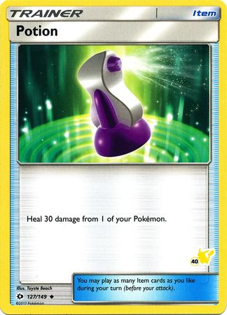 Potion (127/149) (Pikachu Stamp #40) [Battle Academy 2020] | Mega City Incorporated