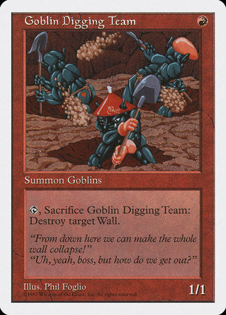 Goblin Digging Team [Fifth Edition] | Mega City Incorporated