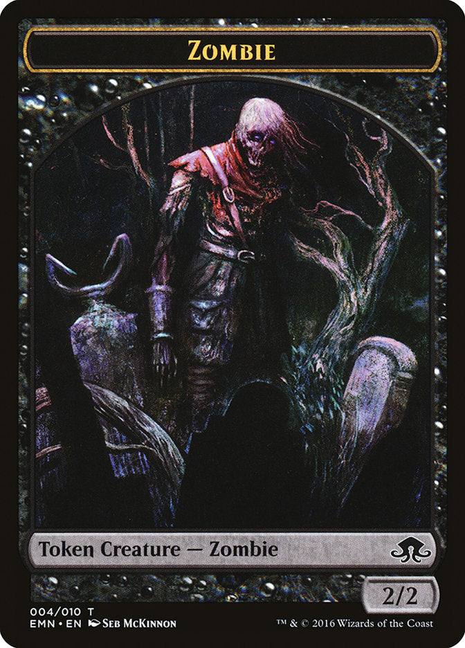 Zombie (004/010) [Eldritch Moon Tokens] | Mega City Incorporated