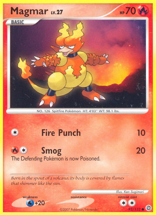 Magmar (93/132) [Diamond & Pearl: Secret Wonders] | Mega City Incorporated