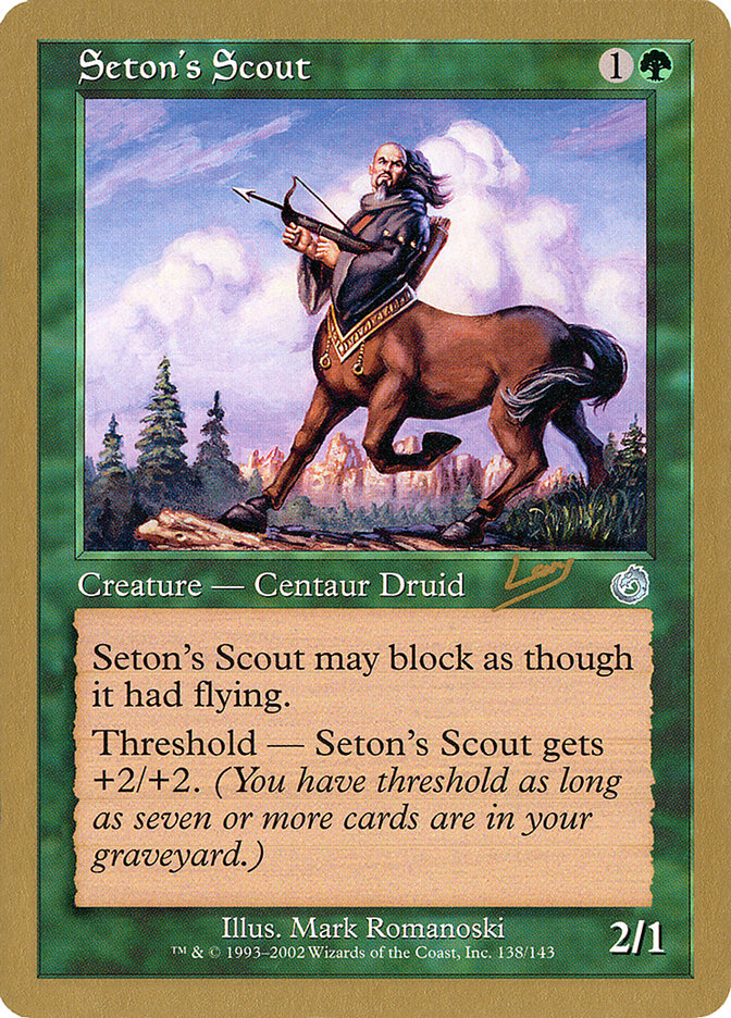 Seton's Scout (Raphael Levy) [World Championship Decks 2002] | Mega City Incorporated