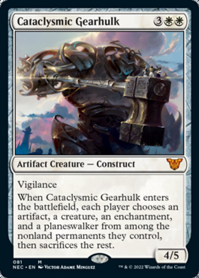 Cataclysmic Gearhulk [Kamigawa: Neon Dynasty Commander] | Mega City Incorporated