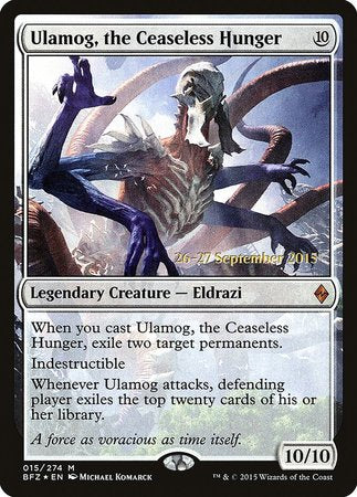 Ulamog, the Ceaseless Hunger [Battle for Zendikar Promos] | Mega City Incorporated