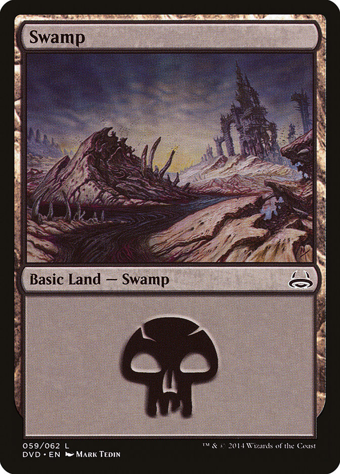 Swamp (59) (Divine vs. Demonic) [Duel Decks Anthology] | Mega City Incorporated