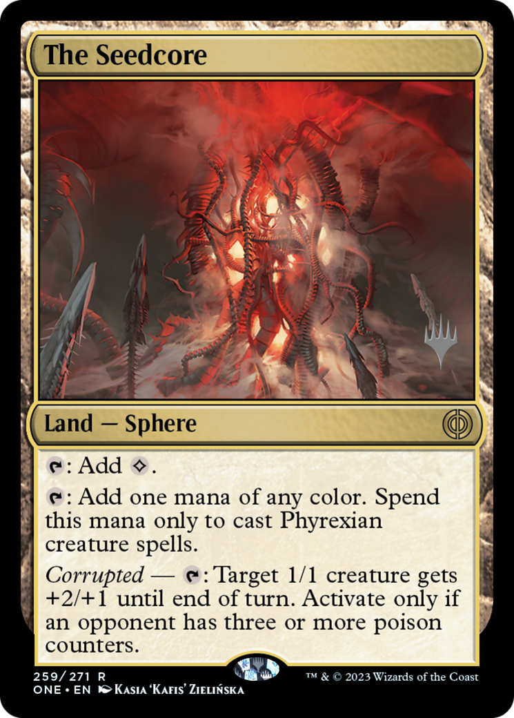 The Seedcore (Promo Pack) [Phyrexia: All Will Be One Promos] | Mega City Incorporated