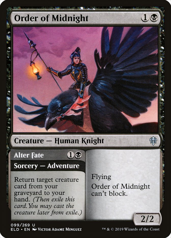 Order of Midnight // Alter Fate [Throne of Eldraine] | Mega City Incorporated