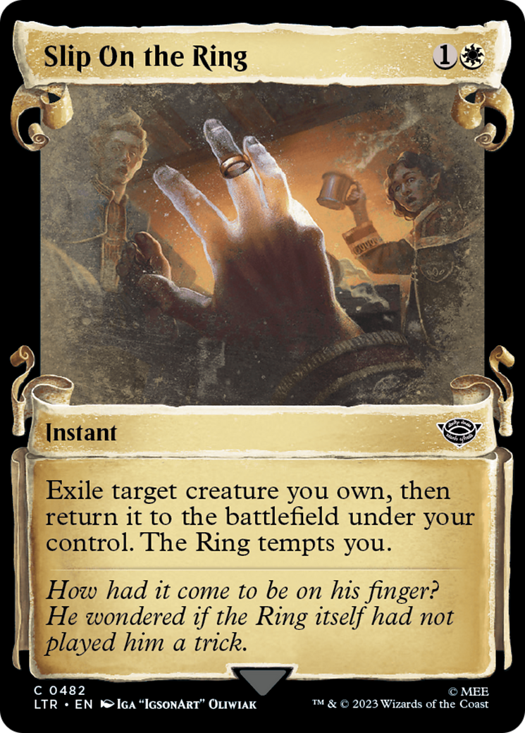 Slip on the Ring [The Lord of the Rings: Tales of Middle-Earth Showcase Scrolls] | Mega City Incorporated