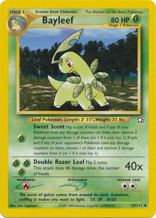 Bayleef (29/111) [Neo Genesis Unlimited] | Mega City Incorporated