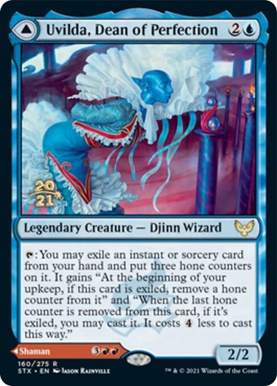 Uvilda, Dean of Perfection // Nassari, Dean of Expression [Strixhaven: School of Mages Prerelease Promos] | Mega City Incorporated