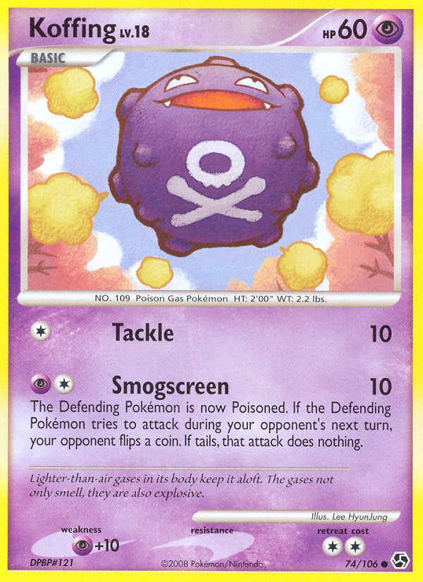 Koffing (74/106) [Diamond & Pearl: Great Encounters] | Mega City Incorporated