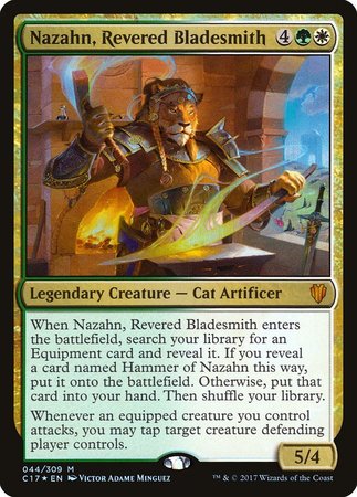 Nazahn, Revered Bladesmith [Commander 2017] | Mega City Incorporated