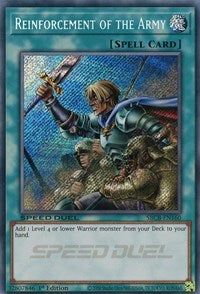 Reinforcement of the Army (Secret) [SBCB-EN160] Secret Rare | Mega City Incorporated