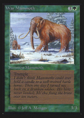 War Mammoth (IE) [Intl. Collectors’ Edition] | Mega City Incorporated