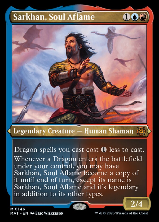 Sarkhan, Soul Aflame (Foil Etched) [March of the Machine: The Aftermath] | Mega City Incorporated