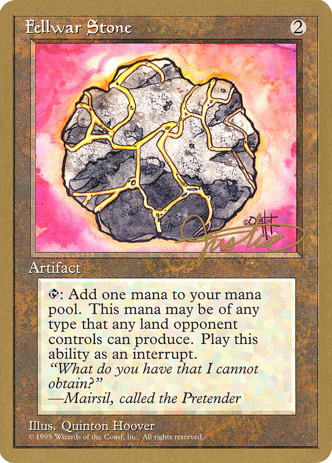 Fellwar Stone (Mark Justice) [Pro Tour Collector Set] | Mega City Incorporated