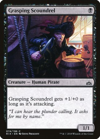 Grasping Scoundrel [Rivals of Ixalan] | Mega City Incorporated