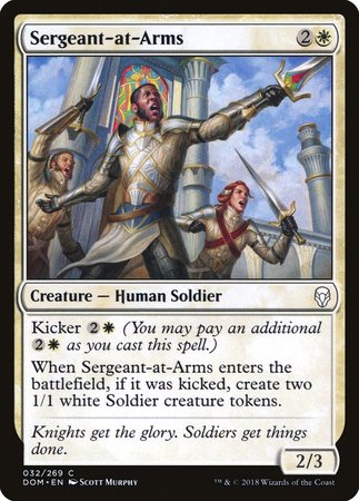 Sergeant-at-Arms [Dominaria] | Mega City Incorporated