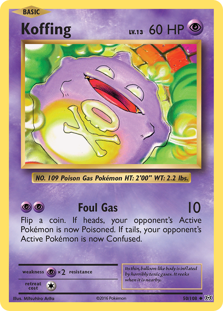 Koffing (50/108) [XY: Evolutions] | Mega City Incorporated