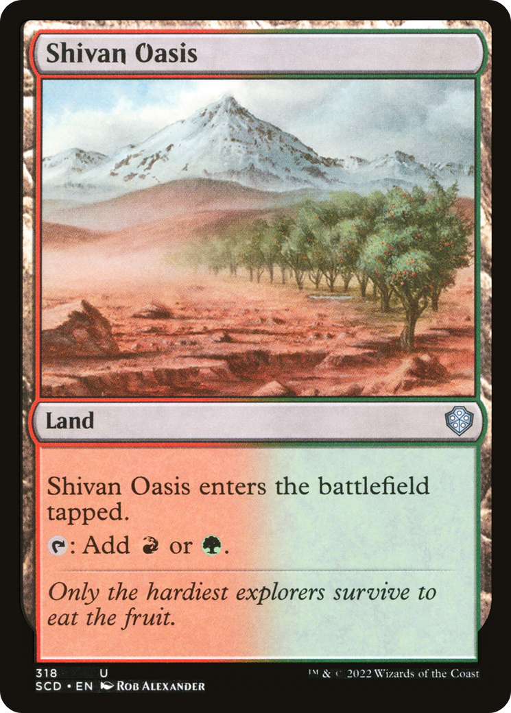 Shivan Oasis [Starter Commander Decks] | Mega City Incorporated