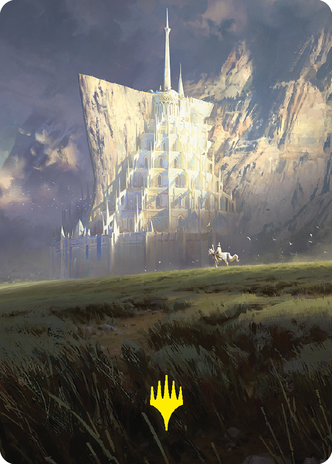 Minas Tirith Art Card (Gold-Stamped Signature) [The Lord of the Rings: Tales of Middle-earth Art Series] | Mega City Incorporated