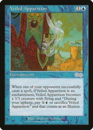 Veiled Apparition [Urza's Saga] | Mega City Incorporated