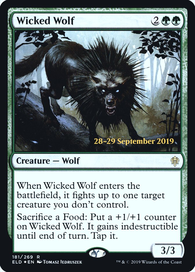 Wicked Wolf  [Throne of Eldraine Prerelease Promos] | Mega City Incorporated