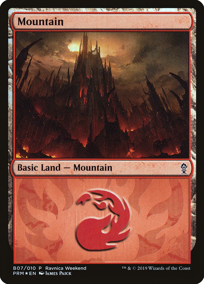 Mountain (B07) [Ravnica Allegiance Guild Kit] | Mega City Incorporated