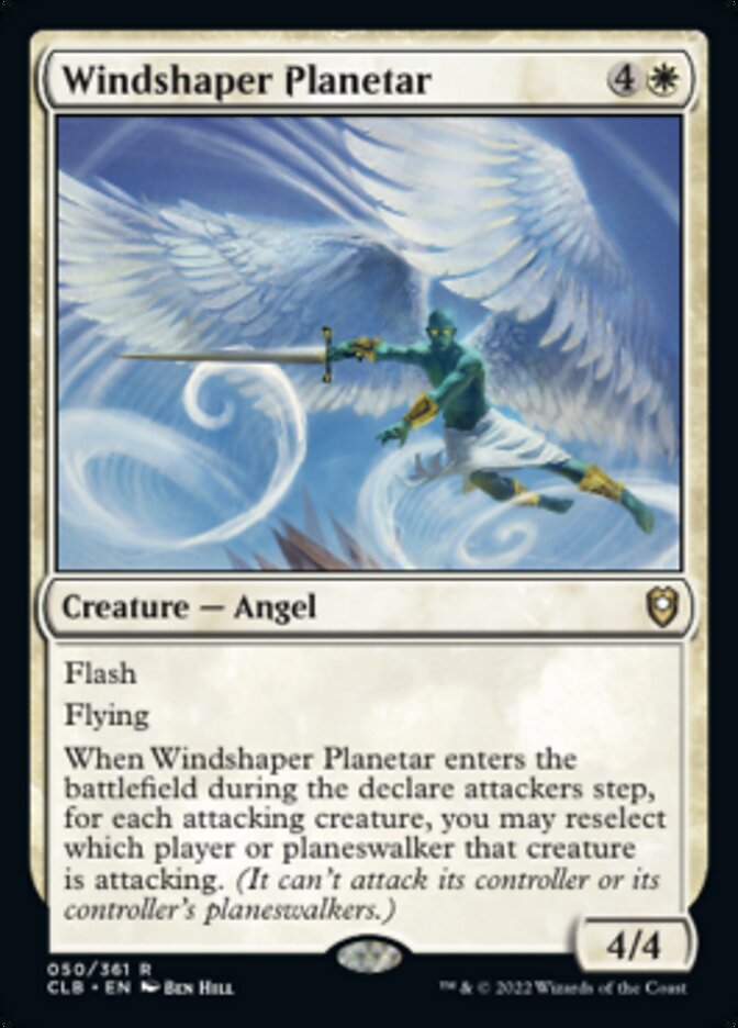 Windshaper Planetar [Commander Legends: Battle for Baldur's Gate] | Mega City Incorporated