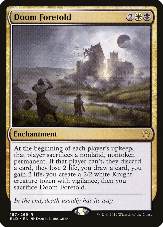 Doom Foretold [Throne of Eldraine] | Mega City Incorporated