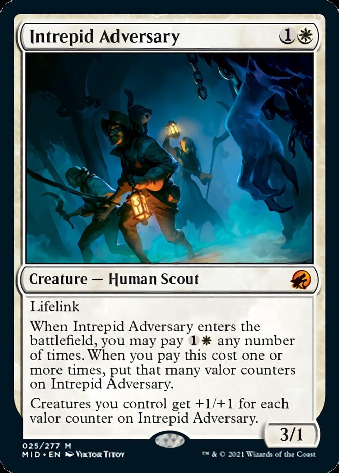 Intrepid Adversary [Innistrad: Midnight Hunt] | Mega City Incorporated