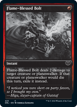 Flame-Blessed Bolt [Innistrad: Double Feature] | Mega City Incorporated