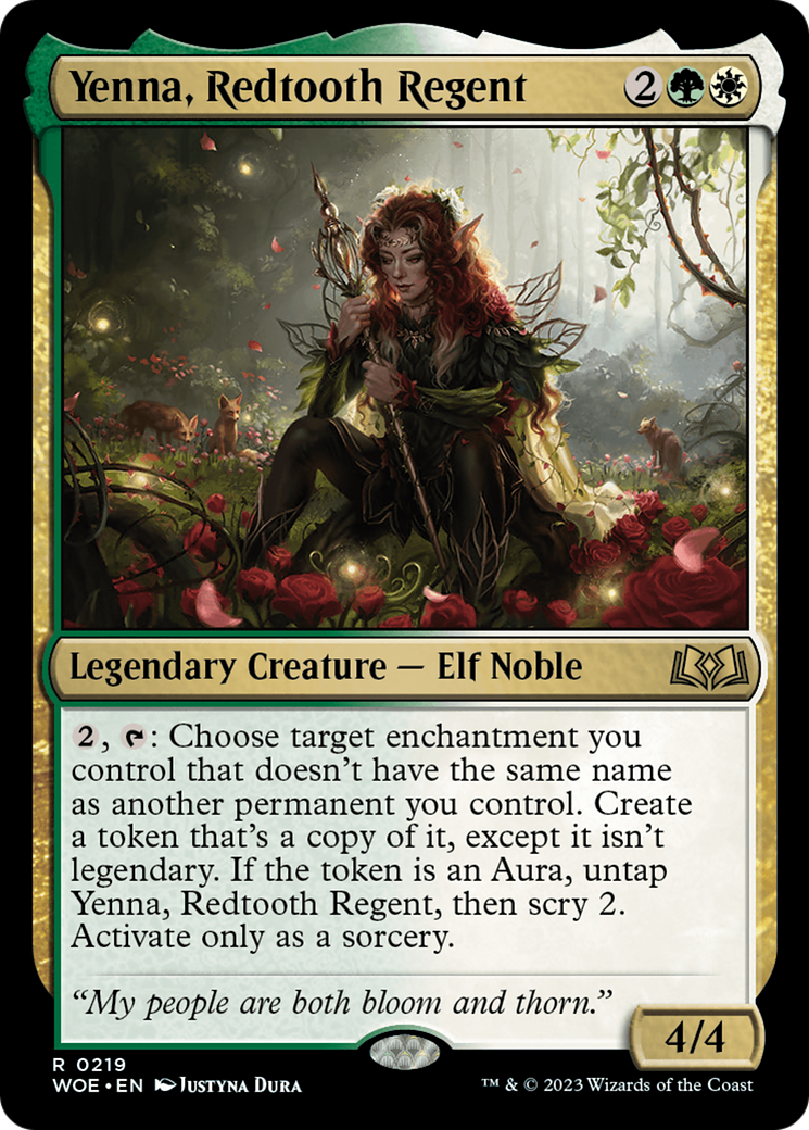 Yenna, Redtooth Regent [Wilds of Eldraine Prerelease Promos] | Mega City Incorporated