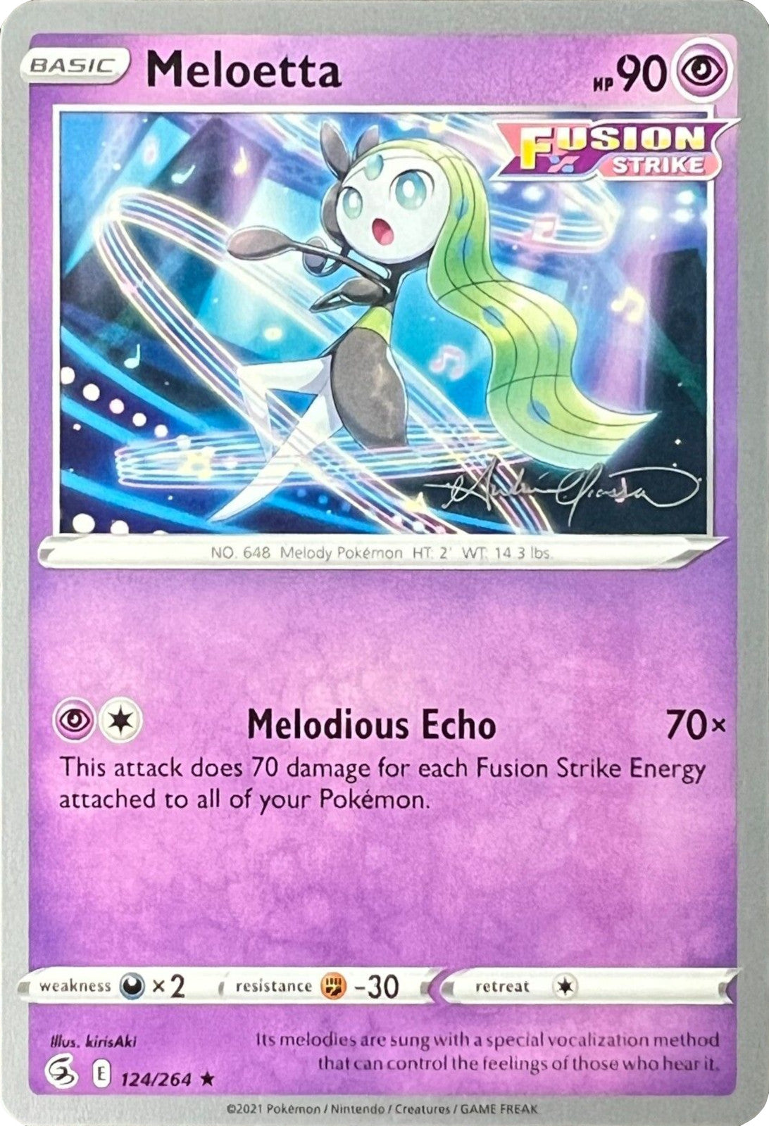 Meloetta (124/264) (The Shape of Mew - Andre Chiasson) [World Championships 2022] | Mega City Incorporated