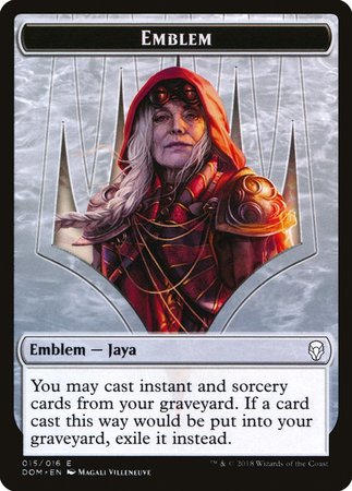 Emblem - Jaya Ballard [Dominaria Tokens] | Mega City Incorporated