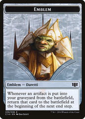 Daretti, Scrap Savant Emblem // Tuktuk the Returned Double-sided Token [Commander 2014 Tokens] | Mega City Incorporated