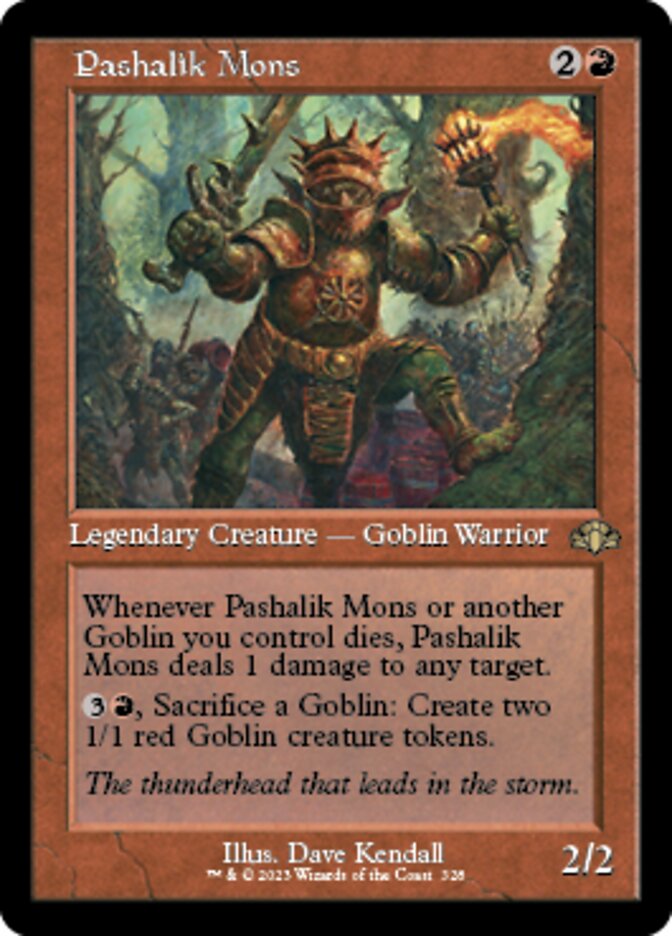 Pashalik Mons (Retro) [Dominaria Remastered] | Mega City Incorporated