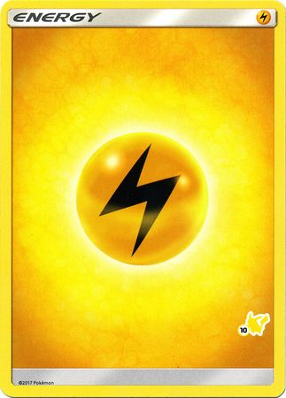 Lightning Energy (Pikachu Stamp #10) [Battle Academy 2020] | Mega City Incorporated