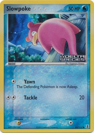 Slowpoke (83/113) (Stamped) [EX: Delta Species] | Mega City Incorporated