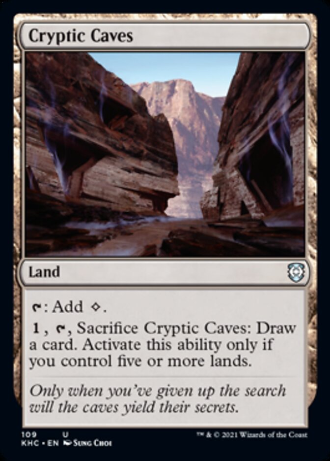 Cryptic Caves [Kaldheim Commander] | Mega City Incorporated