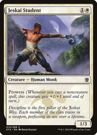 Jeskai Student [Khans of Tarkir] | Mega City Incorporated