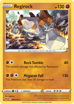 Regirock (089/185) [Sword & Shield: Vivid Voltage] | Mega City Incorporated