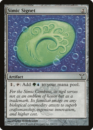 Simic Signet [Dissension] | Mega City Incorporated