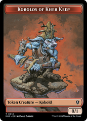 Gold // Kobolds of Kher Keep Double-Sided Token [Murders at Karlov Manor Commander Tokens] | Mega City Incorporated