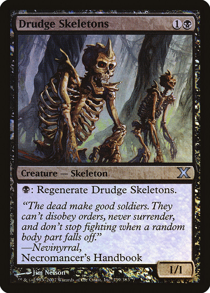 Drudge Skeletons (Premium Foil) [Tenth Edition] | Mega City Incorporated