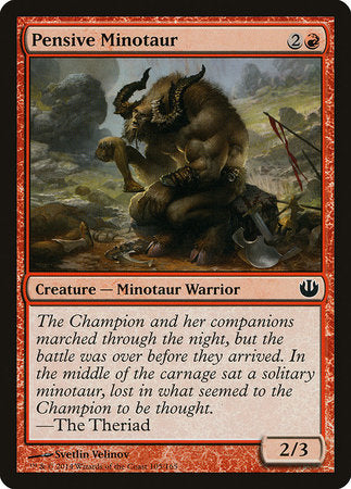 Pensive Minotaur [Journey into Nyx] | Mega City Incorporated